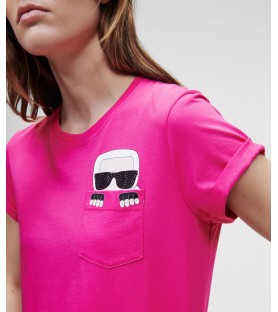 T-shirt fuschia Karl Lagerfeld